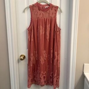 Dusty Rose/Pink Lace Dress